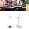 thumbnail image 3 of Desk Windmill Model, Decoration Ornament Science Solar Powered Wind Model  For Office, 3 of 8