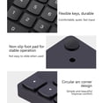 thumbnail image 2 of Teclado Irfora Teclado digital inalámbrico 2.4G 35 teclas Teclado numérico USB Teclado de carga USB para computadora portátil PC Escritorio Negro Irfora Teclado, 2 of 7