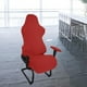 thumbnail image 3 of Funda elástica para silla gaming, ergonómica, universal, de poliéster, lisa, suave y lavable. rojo, 3 of 8