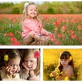 thumbnail image 3 of WHAMVOX 20Pcs Flower Shape Hair Barrettes Hair Decoration for Girls Assorted Color Special Occasions, 3 of 7