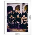 thumbnail image 2 of Art.com The Yalta Conference, Joseph Stalin, Franklin D. Roosevelt, Winston Churchill, February, 1945 Photo, White Frame Wall Art, 23" x 29", 2 of 5