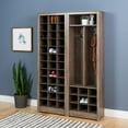 thumbnail image 3 of Prepac Space-Saving Drifted Gray Shoe Storage Cabinet, 3 of 6