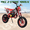 06 (Red), variant on Floseru Kids dirt bike - 49cc Dirt Bikes Gas Mini Bike Kids Motorcycle, Upgrade Pit Bike Mini Motorcycle for kids, Off Road Tires, Front Rear Disc Brakes, Pull Start, Pocket Bike Gift for Child Teens