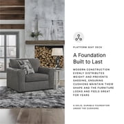 Signature Design by Ashley Gardiner Pewter Oversized Chair