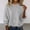 Gray, variant on ClodeEU Womens Puff Long Sleeve Plush Sweaters, Soft Warm Fuzzy Loose Fit Trendy Loose Sweater Yellow,Womens Plus L