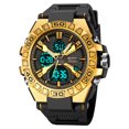 thumbnail image 3 of Resicozy Sports Watch for Men Dual Display Digital Casual Outdoor Watch Gold Black, 3 of 4