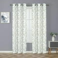 thumbnail image 3 of Kate Aurora Shabby Chic 2 Pack Cherry Blossom Grommet Top Room Darkening Curtains - Assorted Colors, 3 of 3