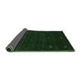 thumbnail image 2 of Ahgly Company Indoor Rectangle Abstract Emerald Green Contemporary Area Rugs, 2' x 5', 2 of 4