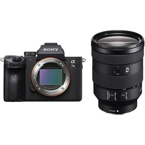 Sony Alpha a7 III Full Frame Mirrorless Digital Camera with Sony FE 24-105mm F/4G OSS Lens & More - Bundle Kit(International Model)