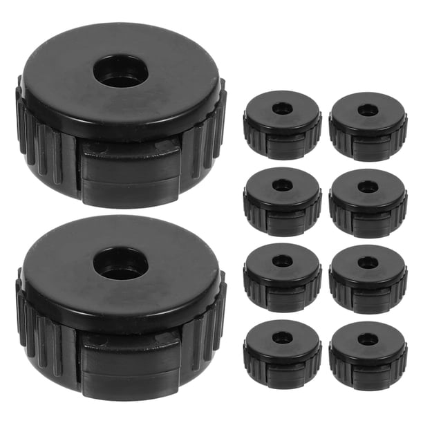 10 Uds tuerca de platillo tuercas de platillo de liberación rápida accesorios de tambor de tuerca de bloqueo de platillo