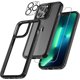 thumbnail image 1 of [3 en 1] Diseñado para iPhone 13 Pro Max Funda de 6.7 pulgadas, con 2 protectores de pantalla de vidrio templado + 2 protectores de lente de cámara [grado militar], 1 of 5