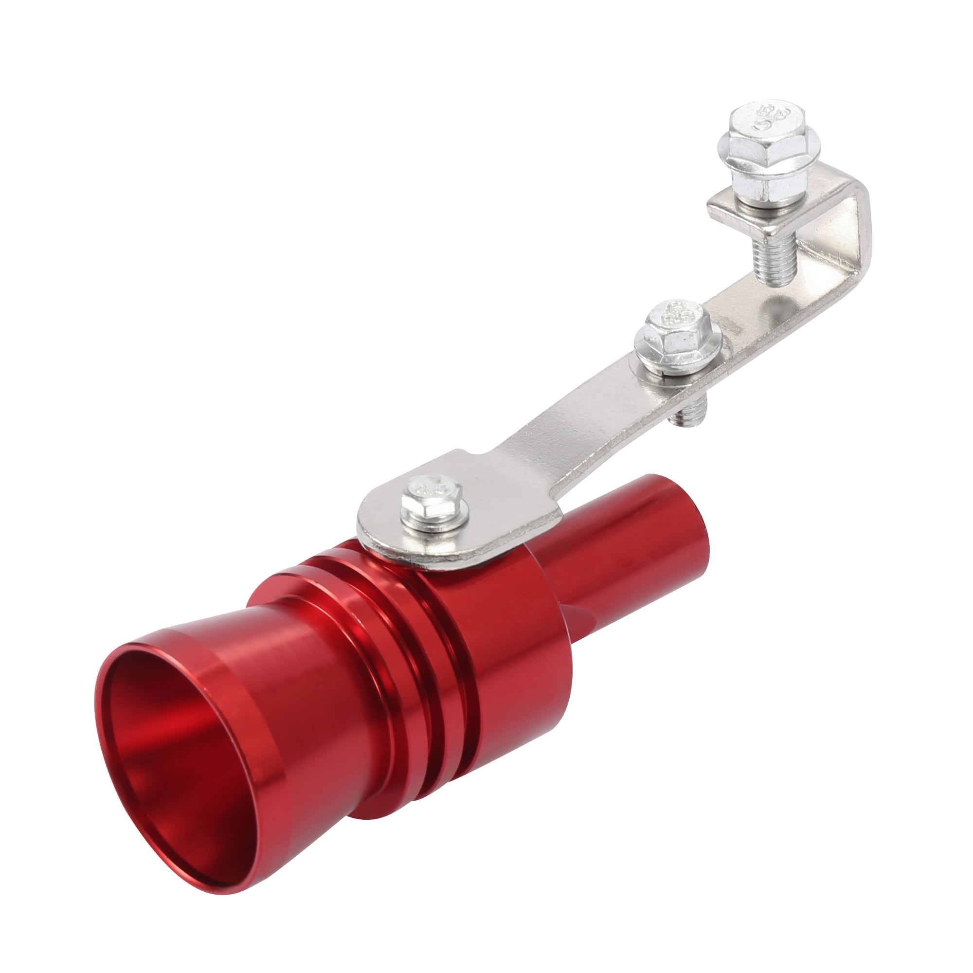 Red WinnerEco Universal Aluminum Car Turbo Sound Whistle Muffler Exhaust Pipe Size S