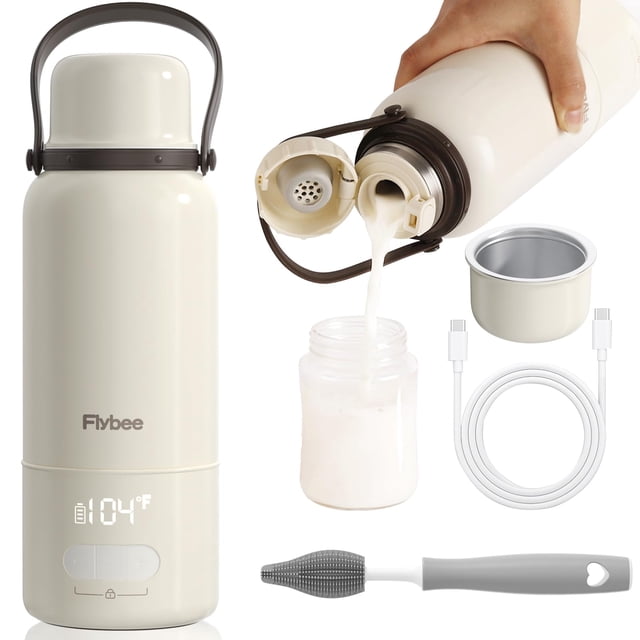 Calentador de botellas portátil Flybee Fast Heating, 500 ml, 1200 mAh
