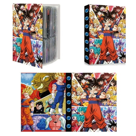 240pcs Card Album Book Naruto Dragon Ball Goku Vegeta ONE PIECE Luffy Zoro Map Letter Holder Binder Card Notebook Collection Toy