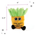 thumbnail image 4 of Punchkins Succulent Plushie - El trabajo tendría éxito sin ti Atrevido regalo de peluche suculento para compañeros de trabajo Lindo juguete de peluche para regalar, 4 of 5