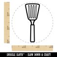 thumbnail image 2 of Spatula Kitchen Utensil BBQ Grilling Self-Inking Rubber Stamp Ink Stamper - Green Ink - Small 3/4 Inch, 2 of 7