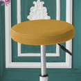 thumbnail image 4 of Funda para taburete de bar Zulema Protector de asiento Marrón Amarillo Fundas Elásticas, 4 of 8