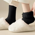 thumbnail image 6 of Ashirexll Warm Socks for Women, Womens Ankle Socks, Winter Mid Calf Socks with Soft Fleece Lining, 6 of 6