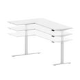 thumbnail image 2 of Motionwise M4 EXEC2 Series 63” x 40” Bureau en L Électrique à Hauteur Réglable Assis-Debout (Blanc), 2 of 5