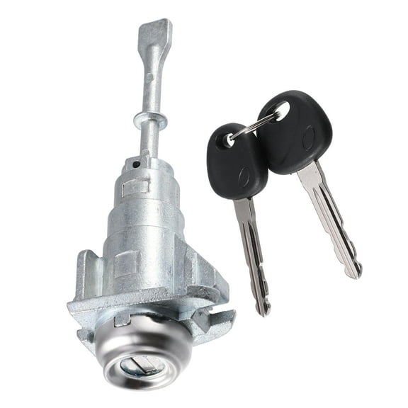 Unique Bargains 81970-2HA00 Front Driver Side Door Lock Cylinder with 2 Keys for Hyundai Elantra 2006-2010 LH Silver Tone