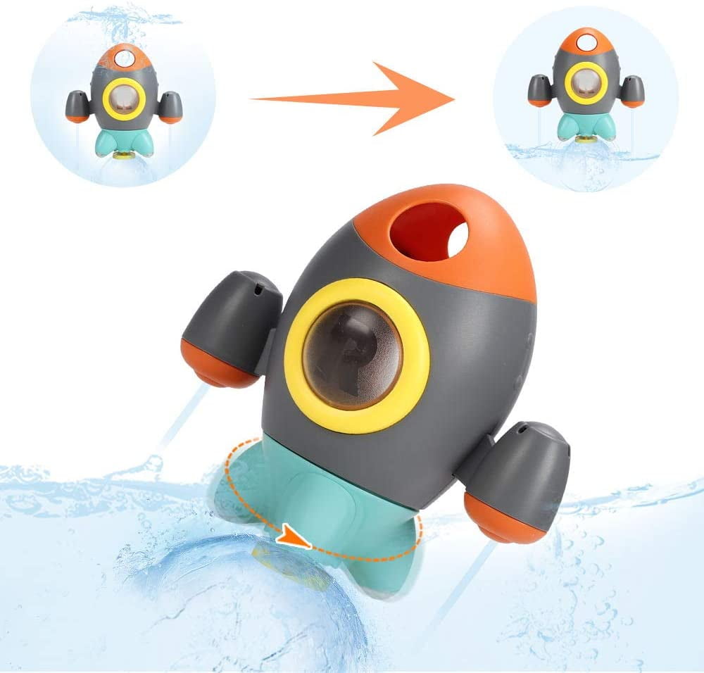  HEMRLY Bath Toys, Bath Toys for Toddlers Space Rocket