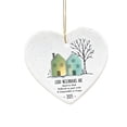 thumbnail image 1 of Ornamentos de Árbol de Navidad Corazón en Forma de Vidrio de Mar Decoración de Amistad Ornamento de Recuerdo para Árbol de Navidad Regalo de Decoración de Amistad Colgante, 1 of 7