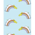 thumbnail image 3 of Barbie Rainbows Removable Vinyl Wallpaper, Sky, 3 of 3