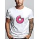 thumbnail image 5 of Camiseta con estampado de donuts, talla S, para hombre, informal, de manga corta, para verano, para adultos, hombres, mujeres, adolescentes, jóvenes, ocio., 5 of 9