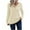 Beige, variant on GigrtiJin Womens New Knitted Sweaters Long Sleeved V-Neck Pullover Tops Lightweight Casual Comfy Loose Blouse