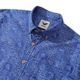thumbnail image 4 of YIUME Men's Hawaiian Shirt Seascapes Serenade Print Cotton Button-down Long Sleeve Aloha Shirt, 4 of 8