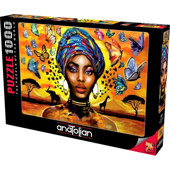 Anatolian Puzzle - Delightful Woman, 1000 Piece Jigsaw Puzzle, 1087, Brown/A (ANA1087)
