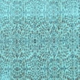 thumbnail image 1 of Ahgly Company Indoor Square Persian Light Blue Traditional Area Rugs, 4' Square, 1 of 4