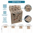 thumbnail image 6 of Retro Dinosaurs Table Runner 72 Inches, Vintage Primitive Wild Animals Brown Bed Runner Dresser Scarves Tabletop for Indoor Outdoor Parties/Ceremony/Banquet, 16" x 72", 6 of 8