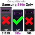 thumbnail image 2 of Phone Case for Samsung Galaxy S10e Wallet Cover with Screen Protector Crossbody Strap Lanyard Marble Credit Card Holder, 2 of 5