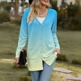 thumbnail image 5 of Delayuji Women’s Cardigan Lightweight Soft Knit Gradient Color Long Sleeve Open Front Coat Cardigan For Women Spring Outfit, 5 of 6