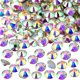 thumbnail image 1 of Paquete de 1440 gemas redondas de diamantes de imitación con parte trasera plana de cristal, no autoadhesivas, 1 of 5