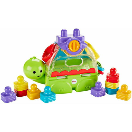 Fisher-Price Little Stackers Sort 'n Spill Turtle