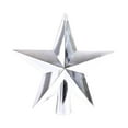thumbnail image 2 of Christmas Tree Topper, CXALSSY Christmas Tree Star, 7.9 Inch Silver Tree Topper for Indoor Outdoor Decoration, Unique Luxury Christmas Tree Toppers 2024, 2 of 7