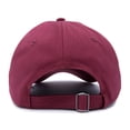 thumbnail image 3 of DALIX Otter Cap Animal Dad Hat Embroidered Nature Mom Baseball Cap in Maroon, 3 of 7