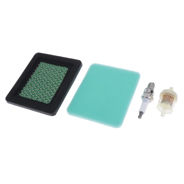 Limpiador de aire para cortacésped, filtro de aceite combustible y filtro previo y bujía para GC135 / GCV135 / GC160 / GCV160 / GC190 / GCV190 / Soledad Filtro de aire Filtro de combustible