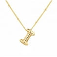 thumbnail image 7 of Fasijew Initial Pendant Necklace Smooth Balloon Letter Necklace Adjustable Length Exquisite Choker Necklace (Women), 7 of 7