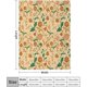 thumbnail image 2 of Mantas de franela botánicas vintage, manta de cama con diseño floral retro estilo William Morris para sofá cama de 60 x 80 pulgadas, 2 of 8