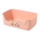 thumbnail image 1 of Caja de almacenamiento debajo del escritorio, contenedor de almacenamiento con ruedas para el pecho, bolso artesanal, cesta, contenedor para oficina, Rosa, 1 of 8
