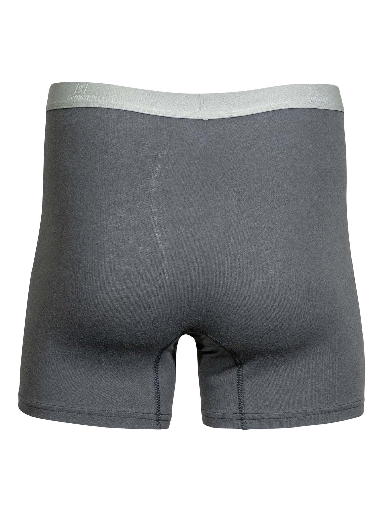 George Men's Cotton Stretch Boxer Briefs, 6-Pack