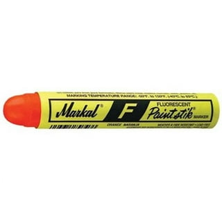 Markal Paint Marker, Permanent, Orange 97052 