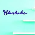 thumbnail image 1 of Custom Decals Cheerleader... Wall Art Size: 16 X 60 Inches Color: Black, 1 of 1