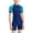 Blue, variant on Boy Swimsuits Rash Guard 1 Piece Swimming Suits Quick Dry Swimwear with Zipper Swim Suits for Boys 3-4 Years