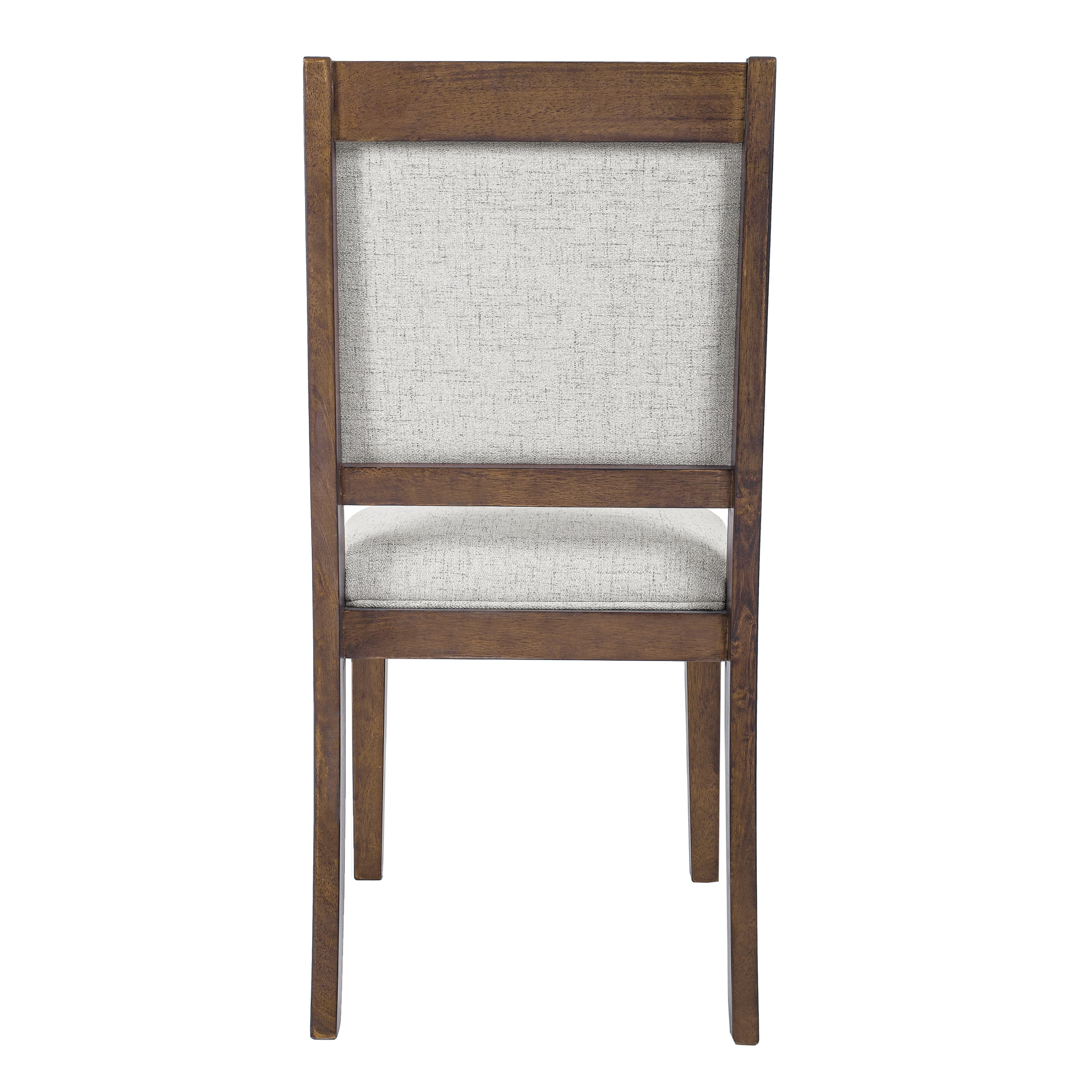 HomePop Open Back Upholstered Dining Chair, Set of 2, Neutral