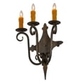 thumbnail image 3 of Meyda Tiffany 180032 Angelique 3 Light 18" Tall Wall Sconce - Bronze, 3 of 3