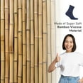 thumbnail image 4 of COSYFEEL Women's Bamboo Dress Socks Crew Soft Thin Seamless Toe, 3 Pairs, 4 of 7